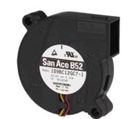 109bc24gc7-1 Sanyo Denki San Ace B52 9BC Series Blower, 24 V dc, 4.4cfm, DC Operation, 52x15mm