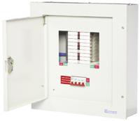 tpn08 Europa 3 Phase Distribution Board, 24 Way, 125 A