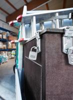 16050-bdfnli ABUS Key Weatherproof Steel Padlock, 8mm Shackle, 51mm Body