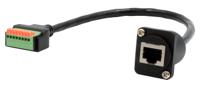 ex-49161 Exsys Terminal Block RJ45 Female Female Interface Adapter