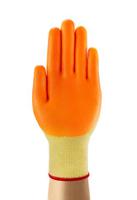 11515100 Ansell 11-515 Yellow Kevlar Work Gloves, Size 10, Nitrile Coating