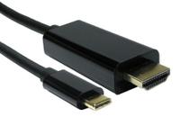 192-4696 RS PRO USB 3.1, Male USB C to Male HDMI, 1m