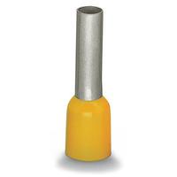 216-208-1 WAGO, 216 Insulated Ferrule, 20mm Pin Length, 6.9mm Pin Diameter, Yellow
