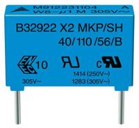 b32922h3474m000 EPCOS B32922H Polypropylene Capacitor PP, 305 V ac, 630 V dc, ±20%, 470nF, Through Hole