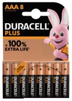 aaa-pwr-p8-rs Duracell Plus Power Alkaline AAA Batteries 1.5V
