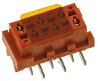 7-188275-6 TE Connectivity Micro-MaTch Series Straight Surface Mount PCB Socket, 6-Contact, 2-Row, 1.27mm Pitch, Solder Termination