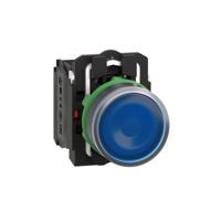 xb5aw36g5 Schneider Electric Harmony Series Illuminated Push Button, Slow Brake, Panel Mount, 22mm Cutout, SPDT, 600V, IP66,