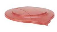 56954 12L Polypropylene Red Bucket Lid No