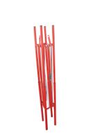 625-0958 RS PRO Red & White Steel Extendable Barrier
