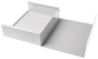 231-992 RS PRO Grey Cold Rolled Steel Instrument Case, 350 x 270 x 95mm