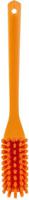 41858 Vikan Hard Bristle Purple Scrubbing Brush, 420mm bristle length, Polyester, Polypropylene, Stainless Steel bristle