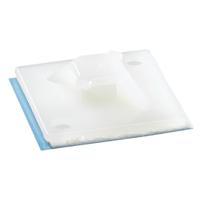 7tag009820r0051-tc347a Thomas & Betts Self Adhesive Natural Cable Tie Mount 29 mm x 29mm, (4 way) 2.3mm Max. Cable Tie Width