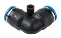 qsl-10 Festo QSL Series Elbow Tube-toTube Adaptor, Push In 10 mm to Push In 10 mm, Tube-to-Tube Connection Style, 153073
