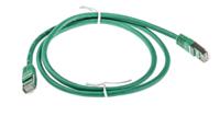 411-514 RS PRO, 1m Cat6, Green RJ45 to Male RJ45 Male, S/FTP Shielded, Terminated PVC Sheath