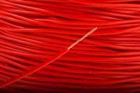 285-7779 Staubli Red 0.25 mm² Hook Up Wire, 23 AWG, 66/0.07 mm, 100m, PVC Insulation