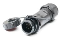304-732 RS PRO Industrial Circular Connector, 5 Contacts, In-Line, SY13 Connector, Socket, Male, IP67, SY13 Series
