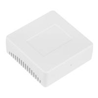 206-9055 RS PRO White ABS General Purpose Enclosure, IP20, IK06, White Lid, 100 x 100 x 35.3mm