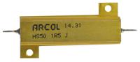 hs50-1r5-j Arcol, 1.5Ω 50W Wire Wound Chassis Mount Resistor HS50 1R5 J ±5%