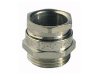 cap611674 Capri ISOCAP Series Silver Nickel Plated Brass Cable Gland, M16 Thread, 5mm min., 8.7mm max., IP66