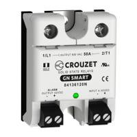 84136120n Crouzet GN Smart Series Solid State Relay, 50 A Load, Panel Mount, 600 V ac Load, 32 Vdc Control