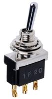 2-6437630-0 TE Connectivity Toggle Switch, Panel Mount, On-On, SPDT, Solder Terminal, 125V