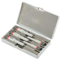 aefj5 Facom Pozidriv; Slotted Precision Screwdriver Set, 5-Piece