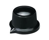 a1319560 OKW 29mm Black Potentiometer Knob for 6mm Shaft Round Shaft, A1319560