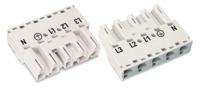 770-435 WAGO 770 Series Lighting Connector, 5-Pole, Male, 5-Way, Cable Mount, 25A