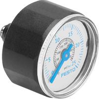 ma-27-25-r18 Festo R 1/8 Analogue Pressure Gauge 25bar Inline 27mm Outside Diameter