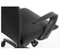 221-6333 RS PRO Black Fabric Executive Chair, 120kg Weight Capacity