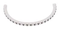901-10440 HellermannTyton Helagrip Slide On Cable Marker, Black on White, Pre-printed "X", 1 → 3mm Cable,