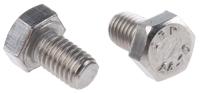 484-0082 RS PRO Plain Stainless Steel, Hex Bolt, M5 x 8mm