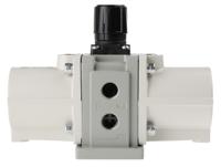 vba10a-f02 SMC G 1/4 Pneumatic Regulator -, 1MPa max. input