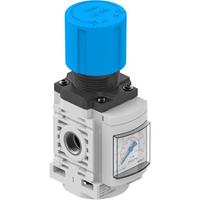 ms4-lr-14-d6-ag-bar-f1a-b Festo G 1/4 Regulator -, 1/4 in, 10bar max. input, MS4-LR-1/4-D6-AG-BAR-F1A-B