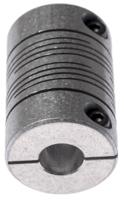 707253232 Huco Beam Coupling, 25mm Outside Diameter, 10mm Bore, 38.1mm Length Coupler