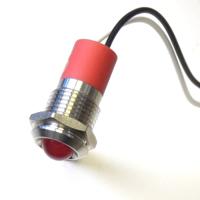 pl12sl112 CML Innovative Technologies PL12SL Series Red Panel LED, 12V, 12mm Mounting Hole Size, Lead Wires Termination, IP67