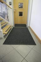 159-6181 RS PRO Superdry, Entrance Mat, Waffle, Indoor Use, Black, 0.6m 0.9m 7mm
