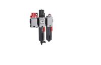bl82-221g Norgren G 1/4 Filter Regulator Lubricator, Manual Drain, 40μm Filtration Size Integrated Pressure Gauge