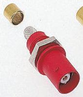 679766-22 Staubli, Jack Panel Mount BNC Connector, Crimp Termination, Straight Body