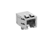133719-133719-e ERNI Female RJ Connector Module, Through Hole, Cat3, Cat4 1x1 Port 6P-6C -Way