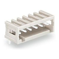 733-365-1 WAGO 733 Series Angled Through Hole Header, 5 Contact(s), 2.5 mm Pitch, 1 Row, Shrouded
