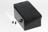 1591tf2bk Hammond 1591 Series ABS Enclosure, IP54, Flanged, 120 x 80 x 59mm