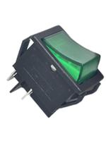 180-387 RS PRO Illuminated DPDT, On-Off Rocker Switch Panel Mount