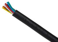 236-9220 RS PRO Multi-Core Industrial Cable, 12 Cores, 0.5 mm², Unscreened, 25 m, Black Polyvinyl Chloride Sheath