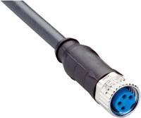 yf8u14-200ua3xleax-2095582 SICK Female 4 way Straight M8 to Male 4 way Straight M12 Connector Cable, 20 m