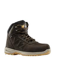 v213009 V12 Footwear LYNX IGS Brown Composite Toe Capped Unisex Safety Boots, UK 9, EU 42