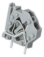 745-801 WAGO 745 Series PCB Terminal Block, 1-Contact, 10mm Pitch, Through Hole Mount, 1-Row, Spring Cage Termination