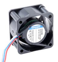 412j2hh-rs0 ebm-papst 400 Series Axial Fan, 12 V dc, DC Operation, 24m³/h, 3.3W, 40 x 40 x 25mm