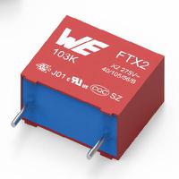 890324026007cs Wurth Elektronik WCAP-FTX2 Film Capacitor, 275V ac, ±10%, 330nF, Through Hole