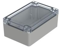 07415106-xm-151006-g-7035 Bopla Euromas X Series Light Grey Polycarbonate Enclosure, IP66, IP68, IK07, Clear Lid, 150 x 100 x 60mm